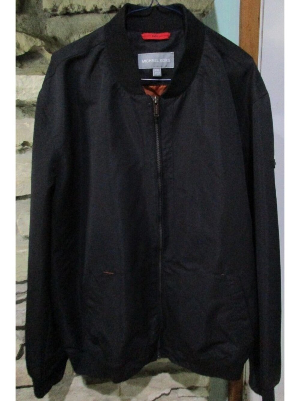 Michael Kors XXL Jacket Black Size XXL 52" Chest Long Sleeve Full Zip
